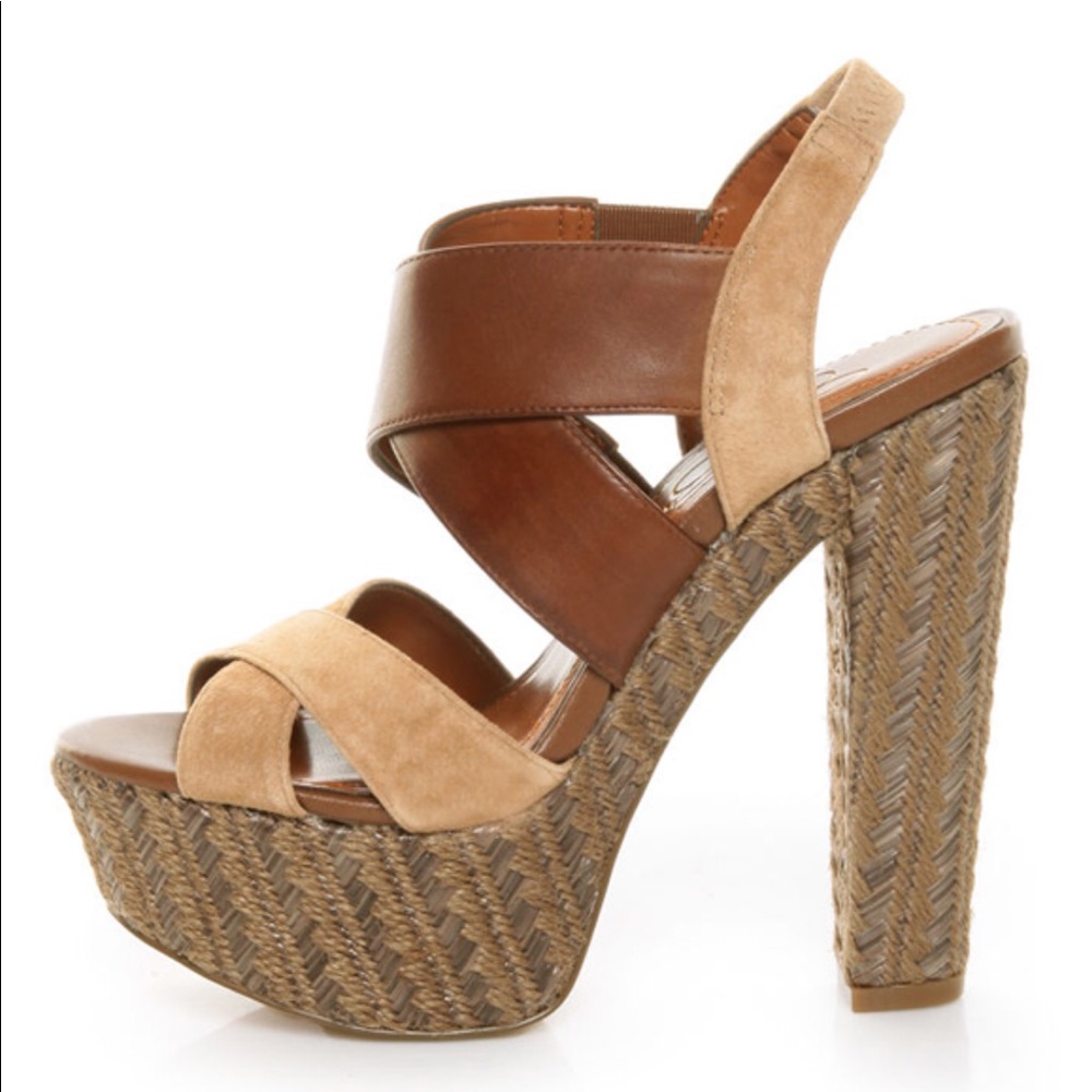 Jessica Simpson charli mahogany & Carmel platform
